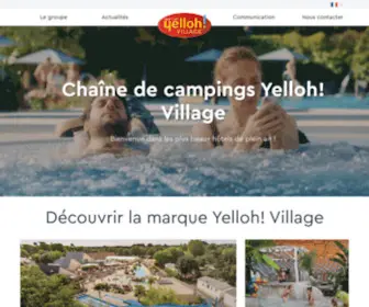 Yellohvillagepro.com(Chaîne de campings Yelloh) Screenshot