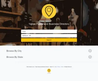 Yellow-Pages.us.com(Yellow Pages and Business Directory) Screenshot