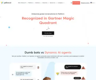 Yellow.ai(Unified customer service automation for enterprises) Screenshot