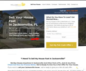 Yellowbirdhomebuyers.com(Sell My House Fast Jacksonville FL) Screenshot