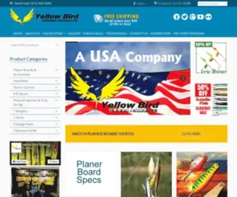 Yellowbirdproducts.com(Yellow Bird Fishing Products) Screenshot