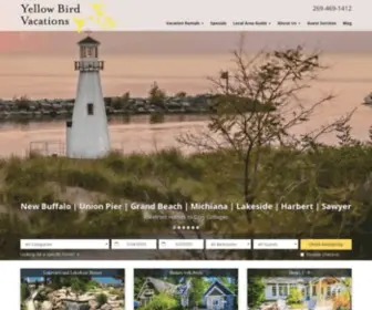 Yellowbirdvacations.com(Michigan’s Harbor Country) Screenshot