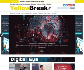 Yellowbreak.com(Revista Online de Cultura) Screenshot