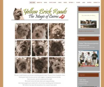 Yellowbrickrdkennels.com(Yellow Brick Roads Cairn Terrier) Screenshot