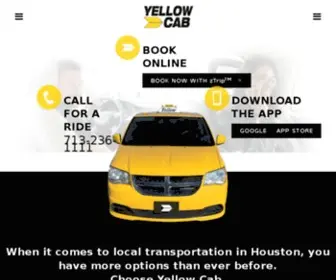 Yellowcabhouston.com(Yellow Cab Houston Taxi Service) Screenshot