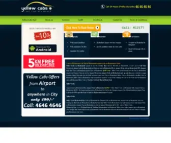 Yellowcabshyd.com(Cabs in Hyderabad) Screenshot