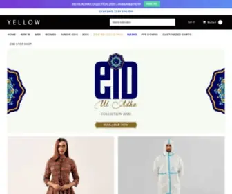 Yellowclothing.net(YELLOW I The most innovative clothing brand in Bangladesh) Screenshot