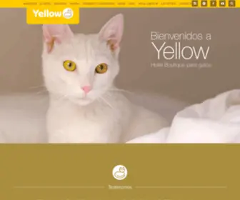 Yellow.com.uy(Yellow Hotel para Gatos) Screenshot