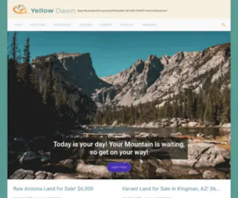 Yellowdawnproperties.com(Enjoy the sunrise from your slice of the earth) Screenshot