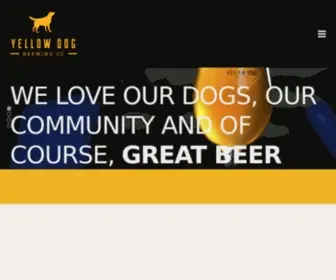 Yellowdogbeer.com(Yellow Dog Brewing) Screenshot