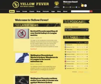 Yellowfever.co.nz(Yellow Fever Ngā Wana Kōwhai) Screenshot