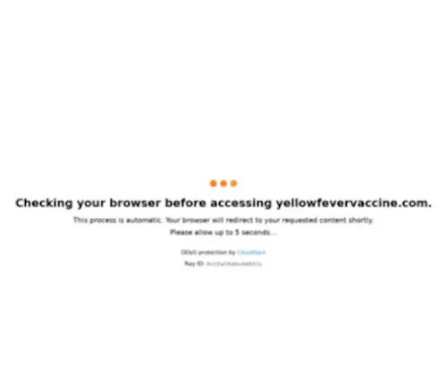 Yellowfevervaccine.com(Yellow Fever Vaccine) Screenshot