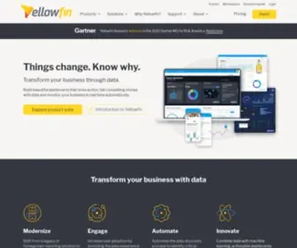 Yellowfin.com.au(Yellowfin) Screenshot