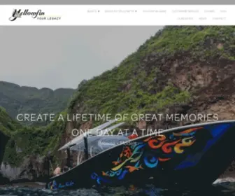 Yellowfinyachts.com(Yellowfin Build Your Legacy) Screenshot