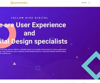 Yellowhivedigital.com(Digital Design Agency) Screenshot