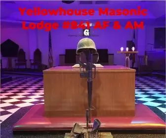 Yellowhouse841.org(Yellowhouse Masonic Lodge #841 AF & AM My Great Web page) Screenshot