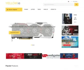 Yellowie.com(Store for shopping) Screenshot