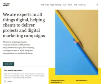 Yellowmango.co.uk(Digital Agency based in Cheshire) Screenshot