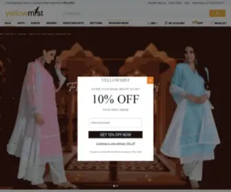 Yellowmist.com(Buy Pakistani Suits online and Indian Dresses) Screenshot