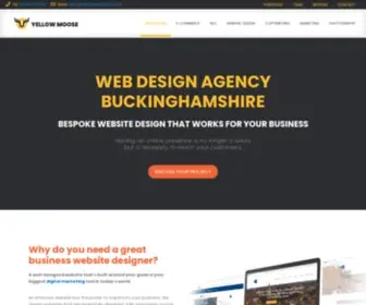 Yellowmoose.co.uk(Web Design Agency Buckinghamshire) Screenshot