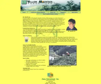 Yellowmountaingreentea.com(Yellow Mountain Green Tea) Screenshot