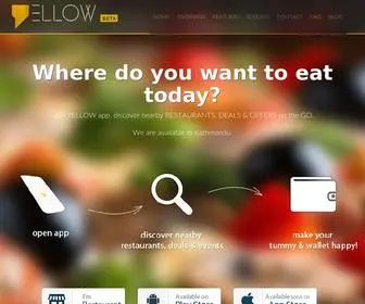 Yellownepal.co(Local restaurant) Screenshot