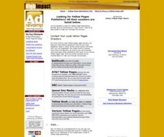 Yellowpageaddesign.com(Yellow Page Advertising) Screenshot