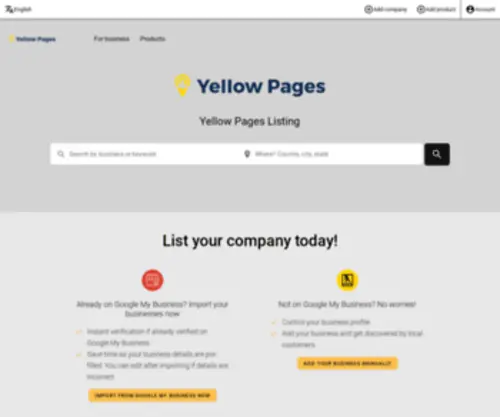 Yellowpages.cn(Yellow Pages China) Screenshot