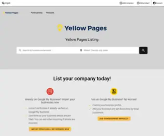 Yellowpages.hr(Yellow Pages Croatia) Screenshot