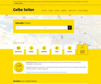 Yellowpages.info(Gelbe Seiten) Screenshot