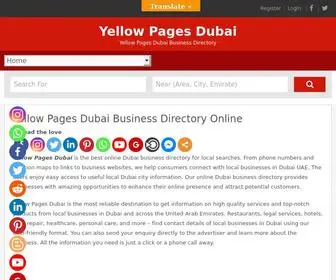 Yellowpagesdubai.ae(Yellow Pages Dubai UAE) Screenshot