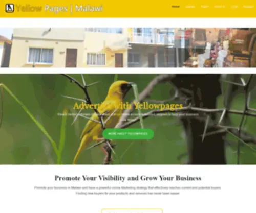 Yellowpagesmw.com(A Malawi's Leading Business Directory) Screenshot