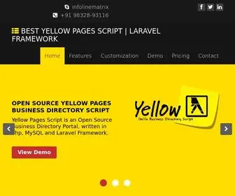 Yellowpagesphpscript.com(Yellow Pages Script) Screenshot