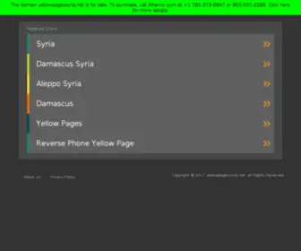 Yellowpagessyria.net(Yellowpagessyria) Screenshot