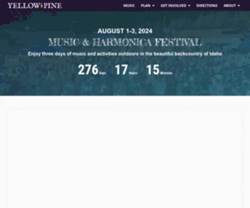 Yellowpinefestival.org(Yellow Pine) Screenshot