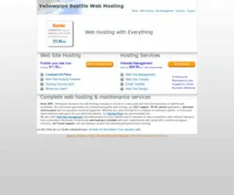 Yellowpipe.com(Web Hosting Seattle) Screenshot