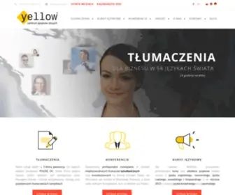 Yellow.pl(Profesjonalni tłumacze wykonujący zlecenia na najwyższym poziomie. Skontaktuj się z Yellow) Screenshot