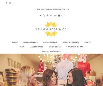 Yellowroseandco.com(Yellow Rose & Co) Screenshot