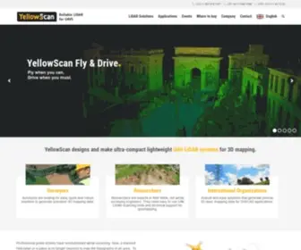 Yellowscan-Lidar.com(UAV LiDAR) Screenshot