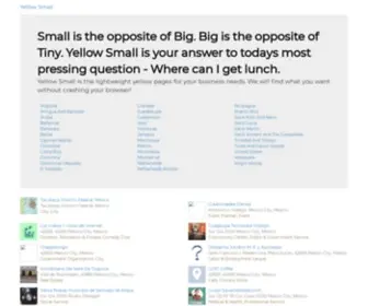 Yellowsmall.com(Yellowsmall) Screenshot