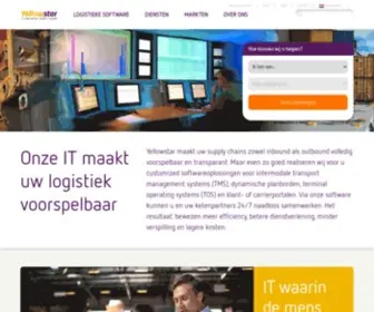 Yellowstar.com(Logistieke software oplossingen) Screenshot