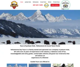 Yellowstonedaytours.com(Yellowstone National Park Guided Tours) Screenshot