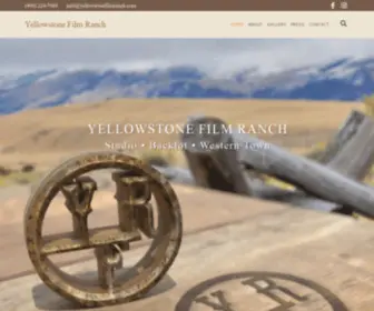 Yellowstonefilmranch.com(Yellowstone Film Ranch) Screenshot