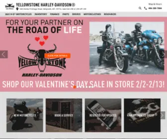 Yellowstoneharley.com(Yellowstone H) Screenshot