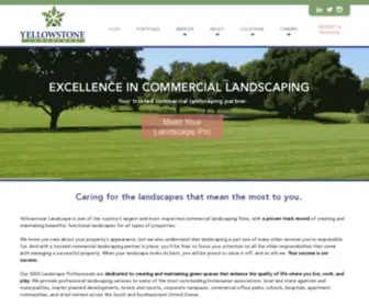 Yellowstonelandscape.com(Landscaping Management & Maintenance Company) Screenshot