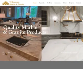 Yellowstonemarble.com(Yellowstone Marble & Granite) Screenshot