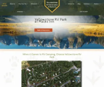 YellowstonervPark.com(Yellowstone RV Park) Screenshot