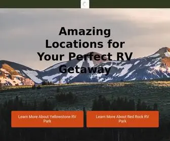 YellowstonervParks.com(Yellowstone RV Parks) Screenshot