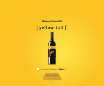 Yellowtailwine.com(Yellow tail] Wines) Screenshot