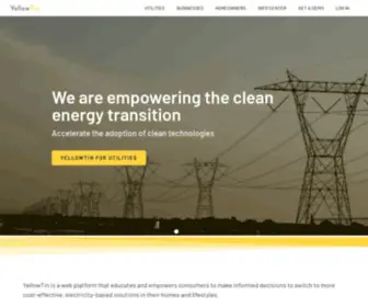 Yellowtin.com(A platform) Screenshot